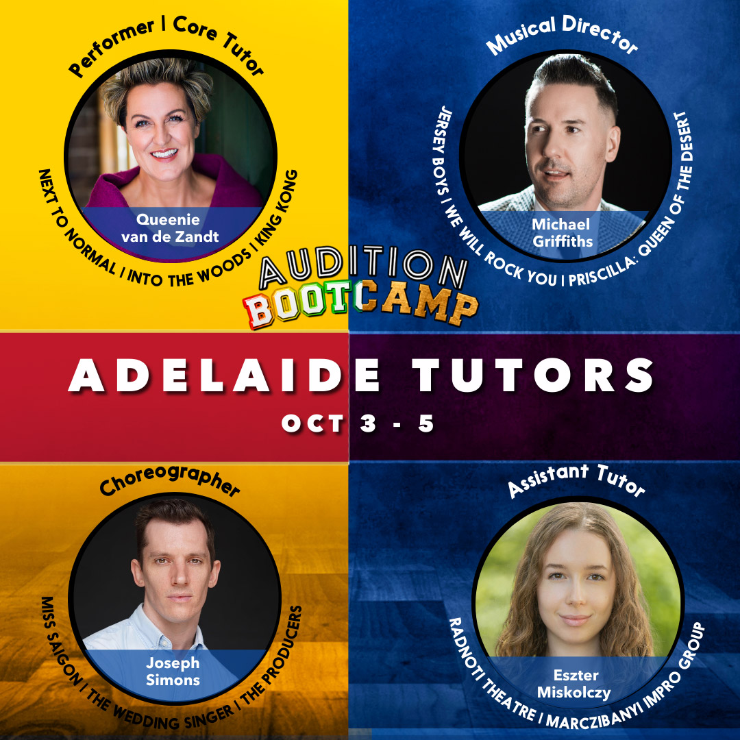 Tutors for Adelaide Audition Bootcamp