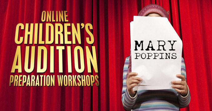 Online Children's Audition Preparation Workshop poster